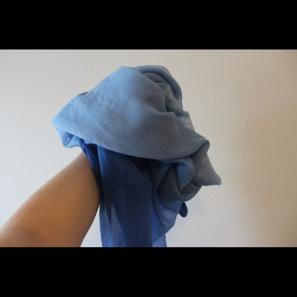 Blue scarf